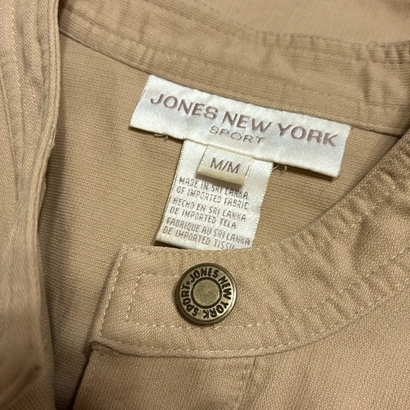 EUC!!🍂JONES NEW YORK SPORT BUTTON FRONT COTTON JACKET - Picture 10 of 12